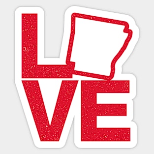 Arkansas Love Sticker
